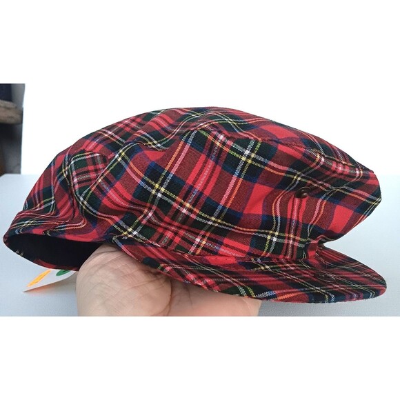 Glen Appin Of Scotland Hat Polyester Wool  Bend Red Plaid  Tartan County New - Picture 7 of 7
